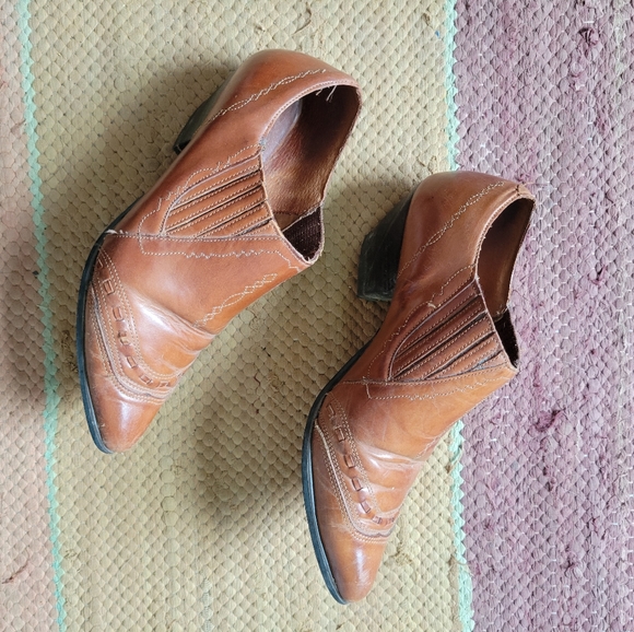 Leather Booties - Picture 2 of 6